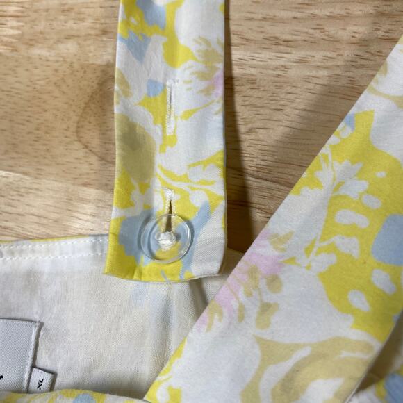 Hatch The Nines Target NWT Floral Smocked Tank Maternity Dress Size XL Yellow - Picture 7 of 10